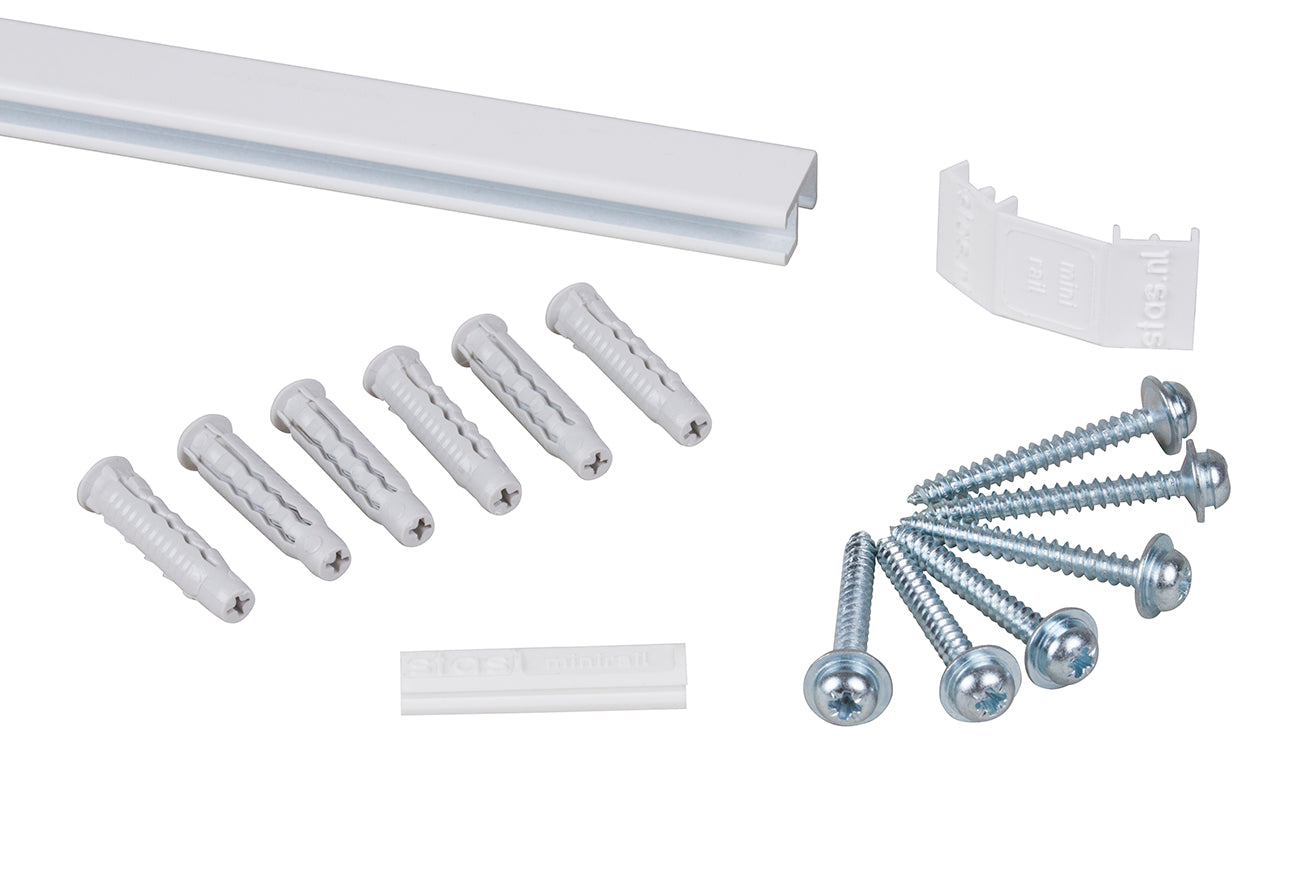 STAS minirailは最大25kg/mで安全に吊るせる。