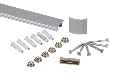 STAS cliprail max + 取り付けキット: 工具不要で柔軟に取り付け変更可能。